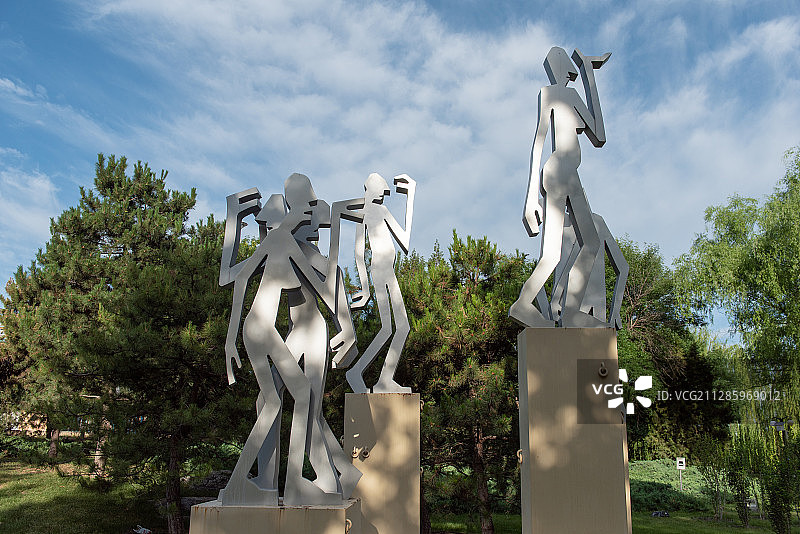 北京国际雕塑公园图片素材