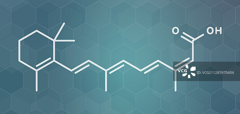 异维A酸痤疮药分子模型图片素材