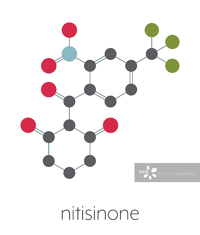 尼替西酮遗传性酪氨酸血症1型药物分子图片素材