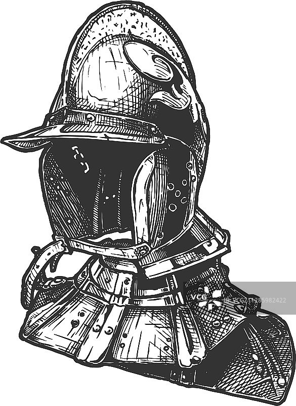 勃艮第式头盔图片素材