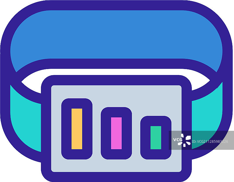 智能手表轮廓图标图片素材