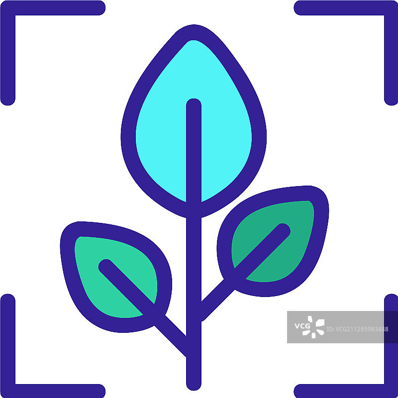 智能农场图标隔离轮廓符号图片素材