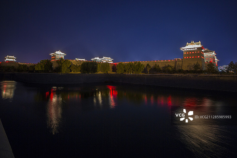 大同城墙图片素材