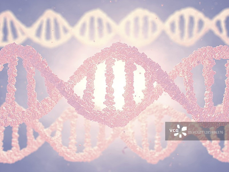 DNA分子插图图片素材