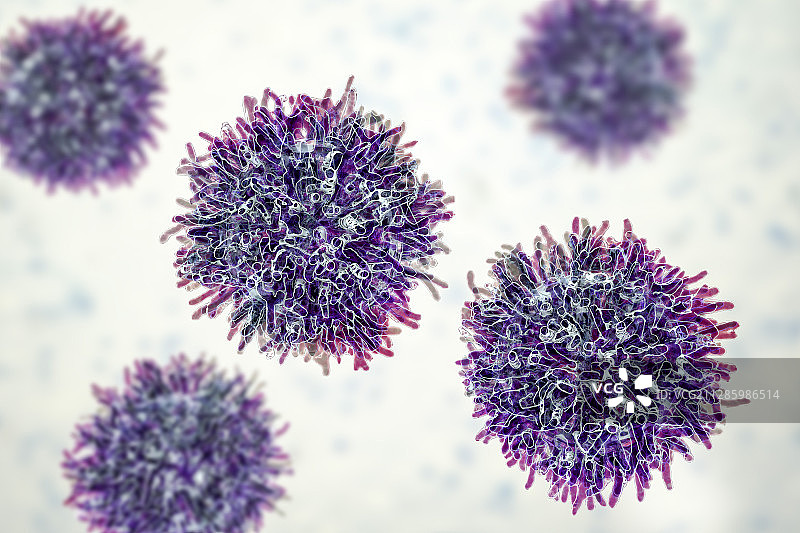 甲状腺癌细胞，图示图片素材