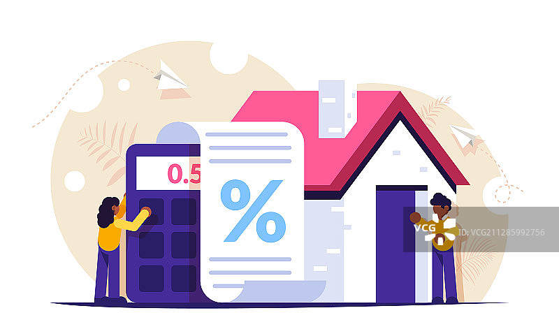 抵押贷款背景图片素材