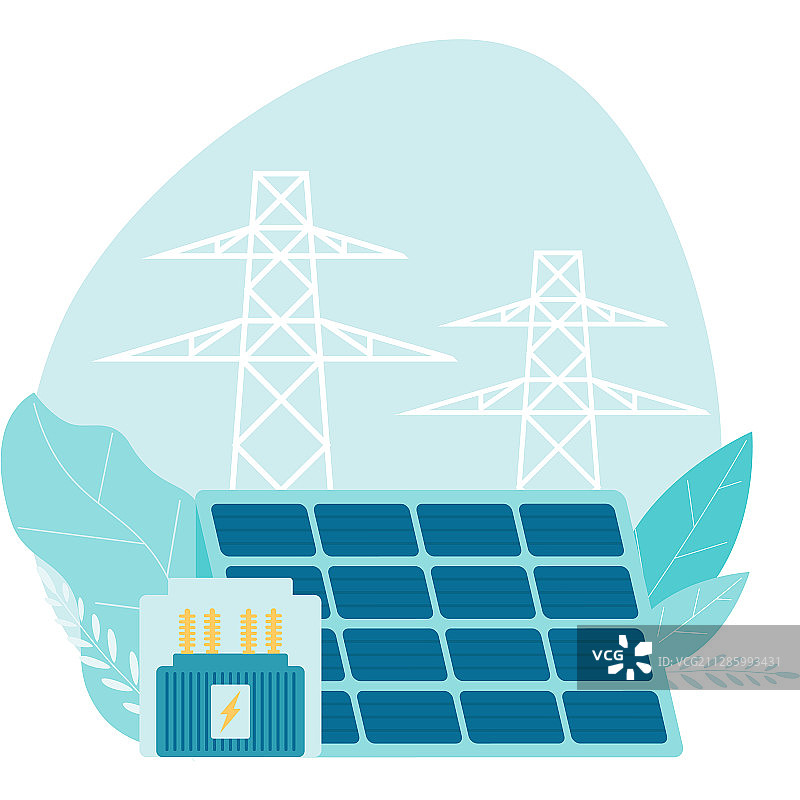 扁平风格支付水电费概念图片素材