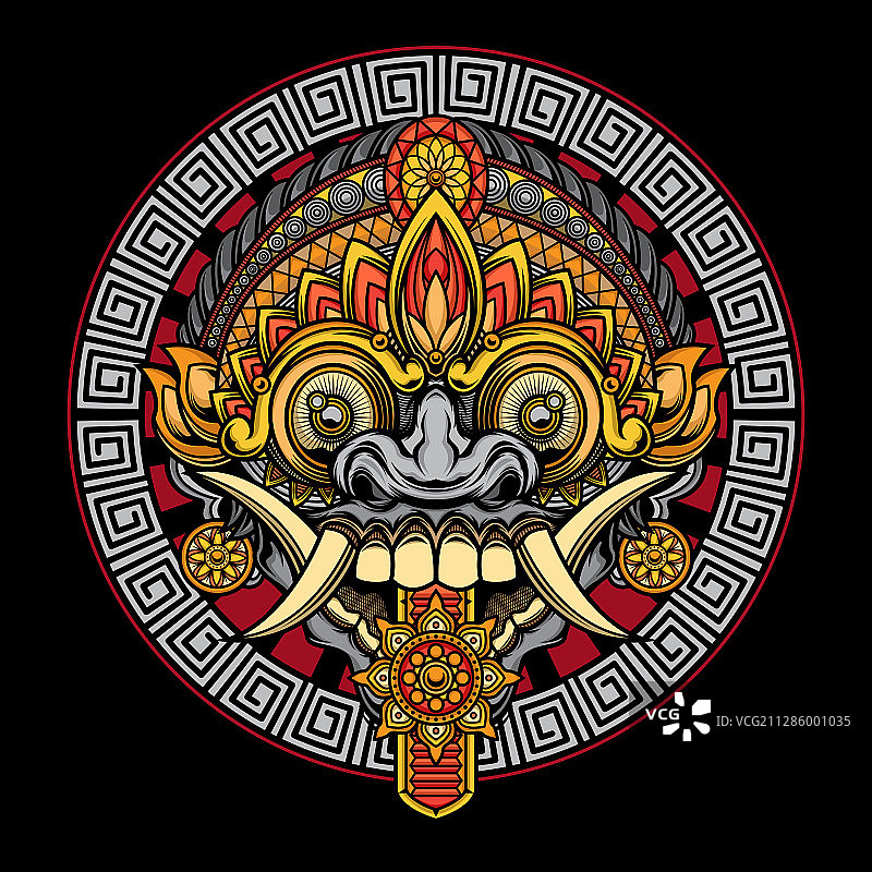 壤达面具设计图片素材