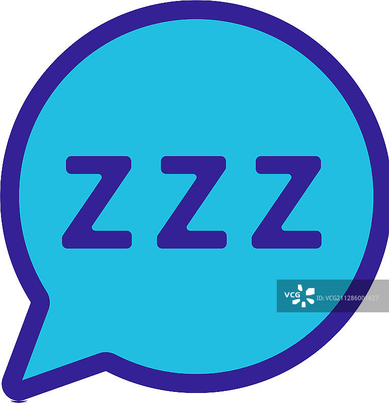 打鼾图标轮廓符号图片素材