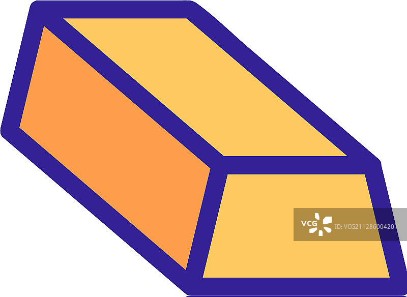 金色条形图标隔离轮廓符号图片素材