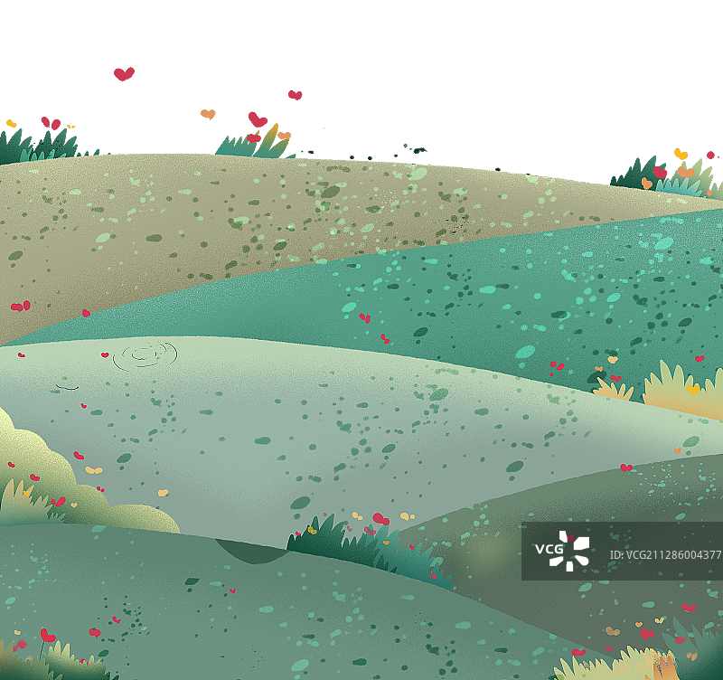 野外的田园风光图片素材