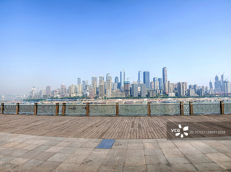 重庆市城区南岸滨江路观景平台图片素材