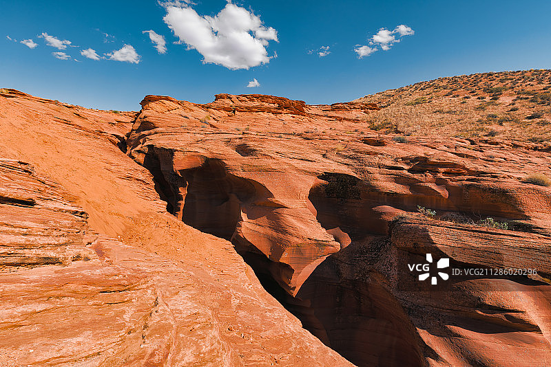 美国怀俄明黄石国家公园大峡谷公园马蹄湾羚羊谷冰岛沙漠红土自然图片素材