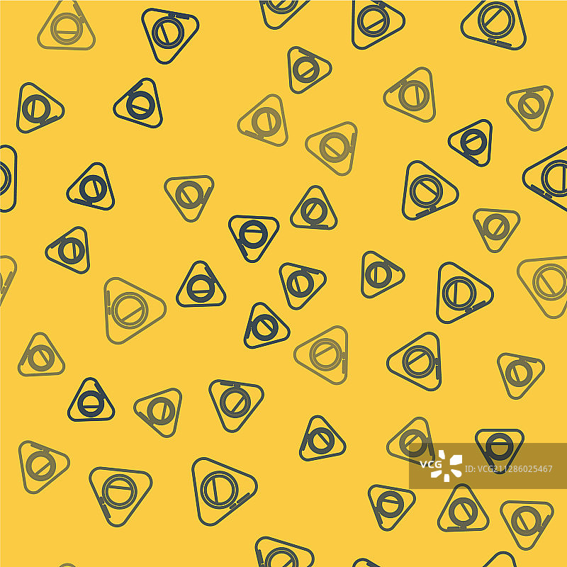 蓝色线条宠物床图标无缝图案图片素材