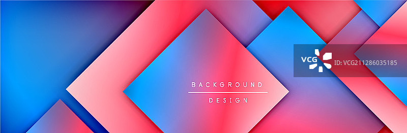 正方形形状构成几何抽象图片素材