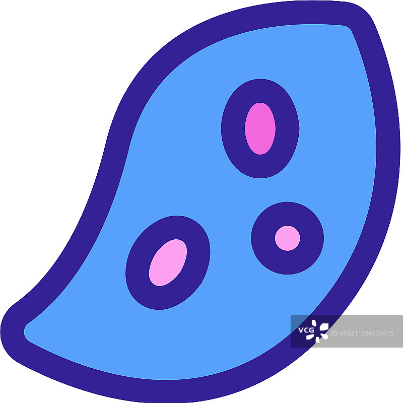 细菌轮廓符号图标图片素材