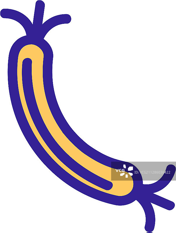 细菌轮廓符号图标图片素材