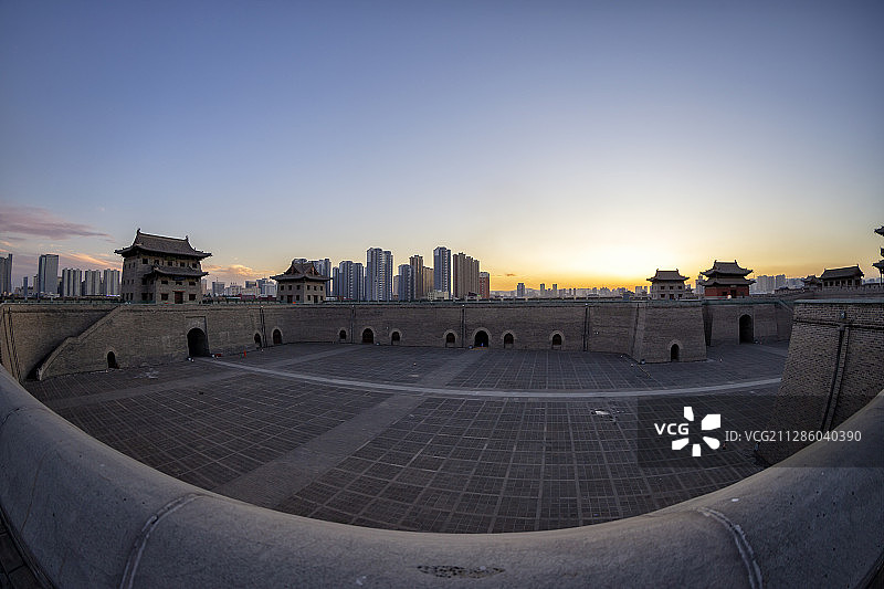 大同城墙图片素材