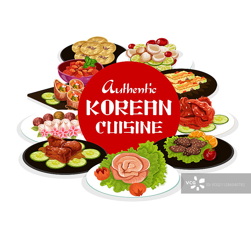 正宗韩国料理图片素材