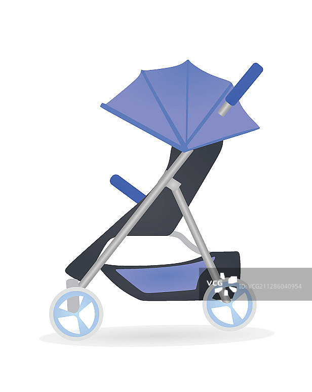 蓝色bastroller图片素材