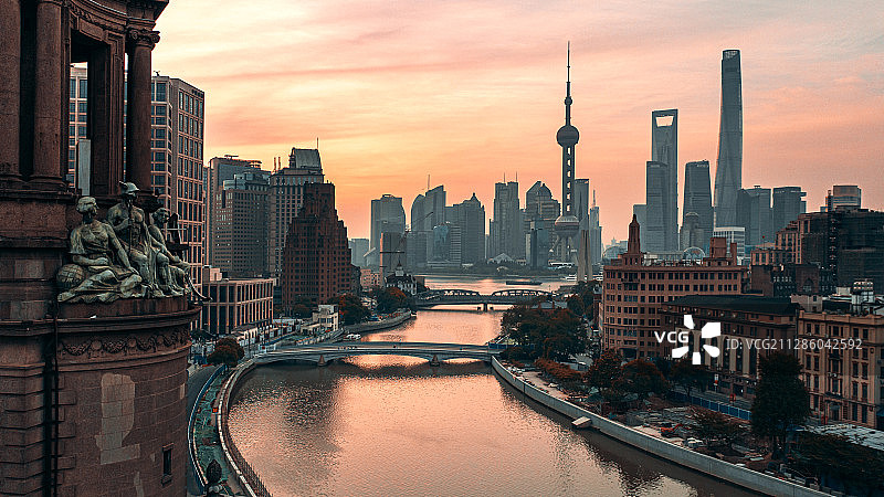上海苏州河图片素材