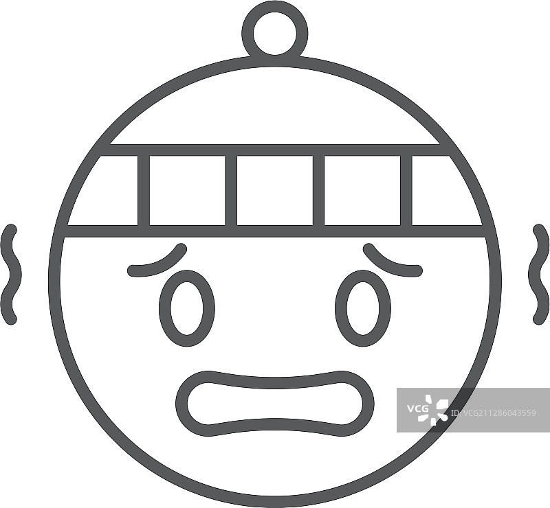 寒冷冰冻表情符号图标图片素材