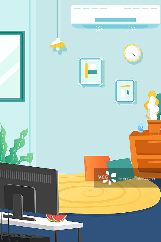 儿童节父亲节母亲节家庭亲子居家生活购物节电商促销活动矢量插画图片素材