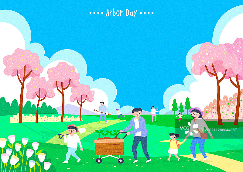 植物，植树节，环境，家庭图片素材