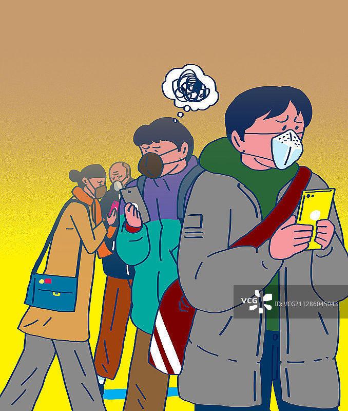 健康、空气污染、灰尘、春天、口罩图片素材