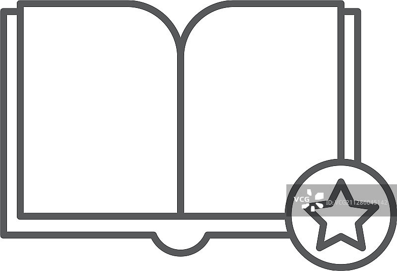 白色背景上的热门图书图标图片素材