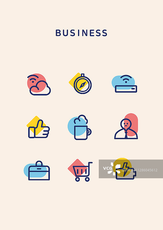 业务图标集图片素材