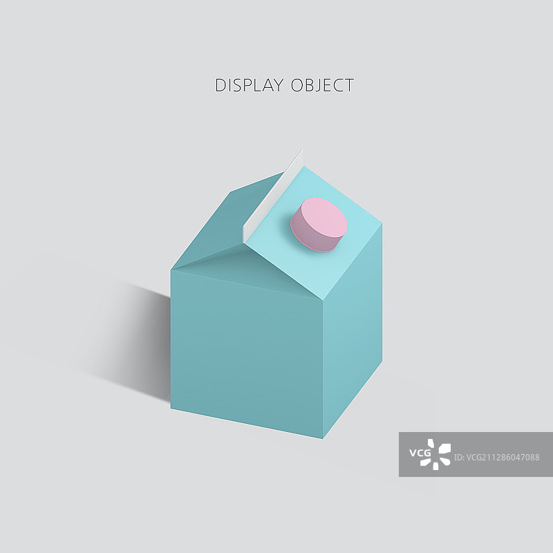 3D牛奶包装回收图片素材