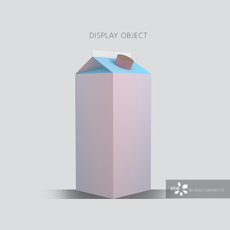 3D牛奶包装回收图片素材