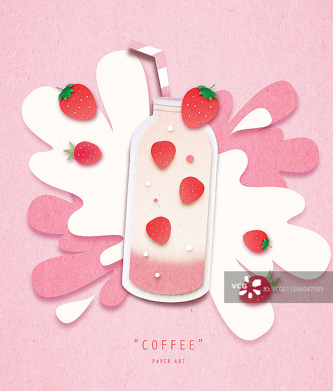 纸艺、纸张、果汁图片素材