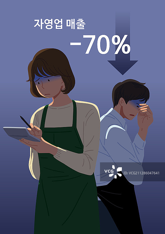 焦虑、沮丧、新冠疫情、金融、商人、首席执行官图片素材