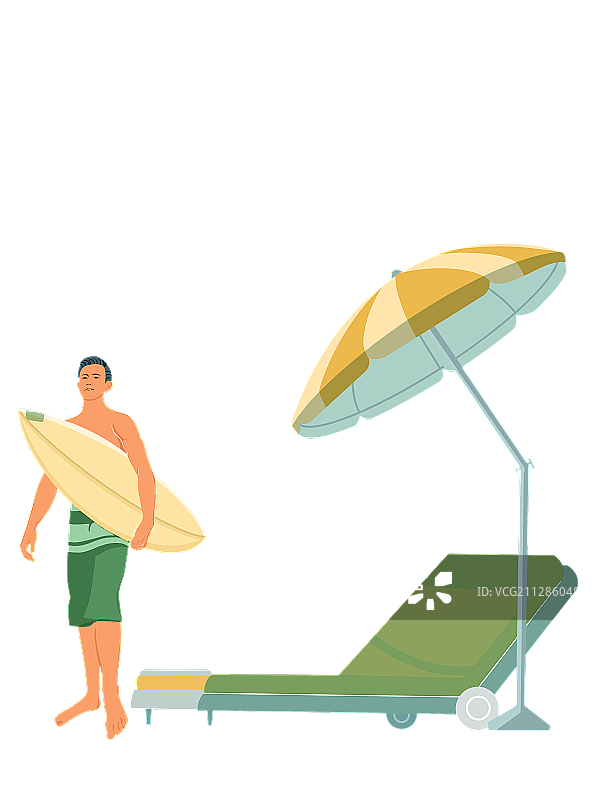 夏日沙滩图片素材