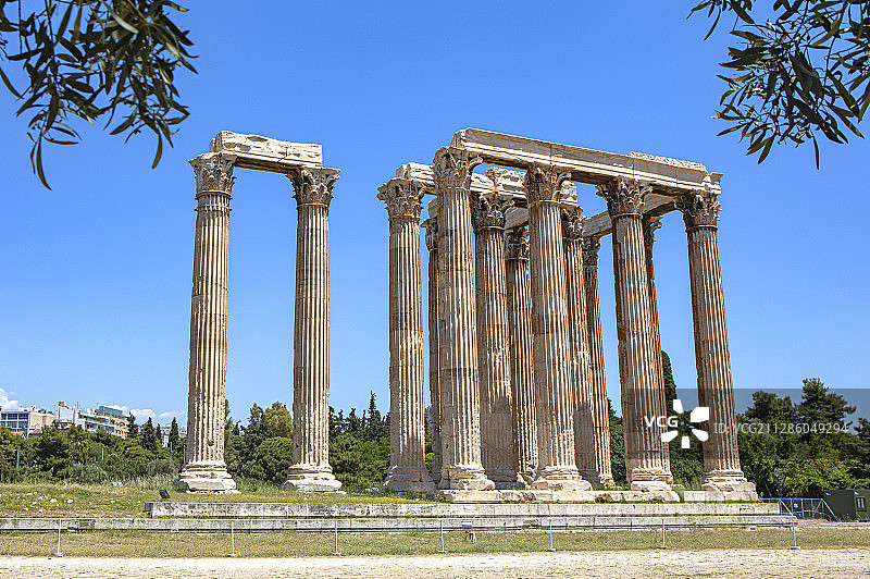 希腊奥林匹亚宙斯神殿图片素材