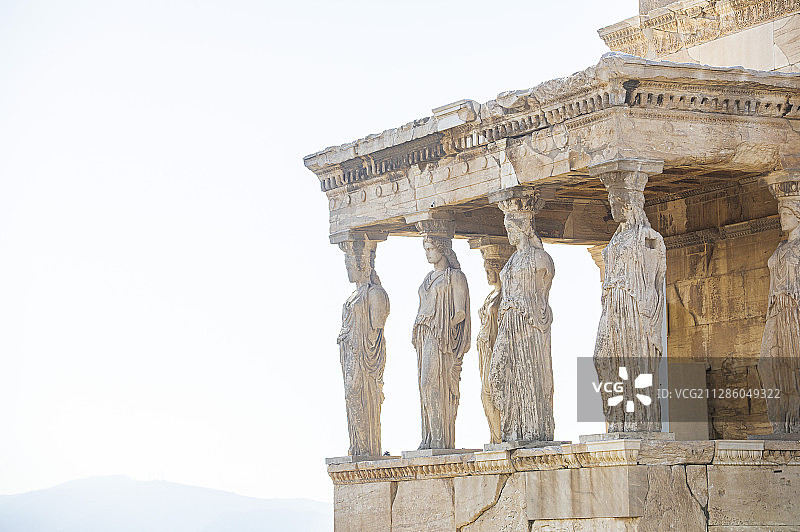 希腊伊瑞克提翁神殿图片素材