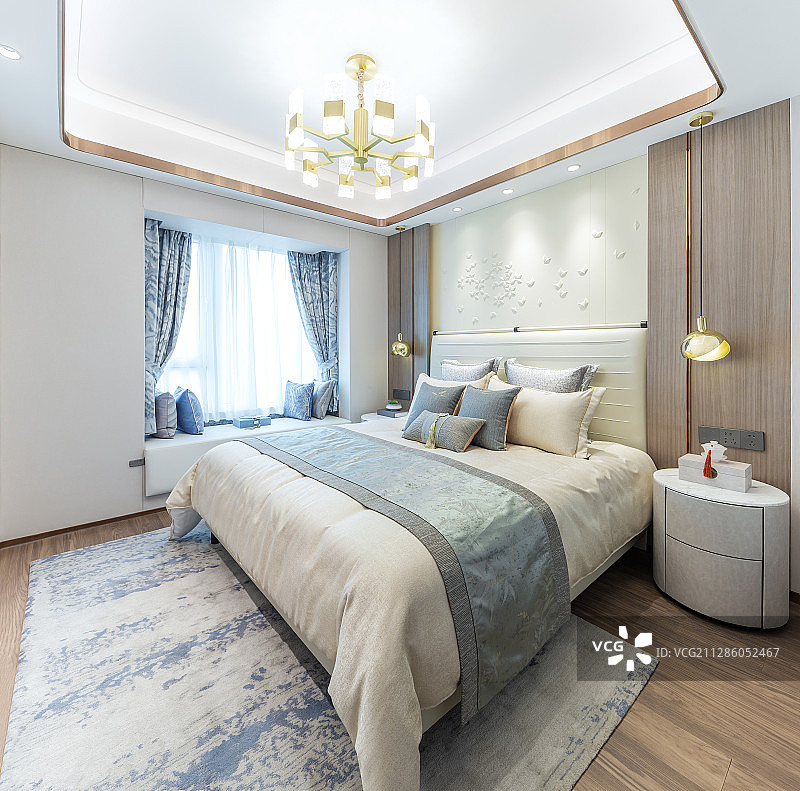 样板房卧室图片素材