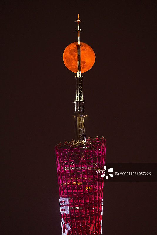 广州塔顶棒棒糖图片素材