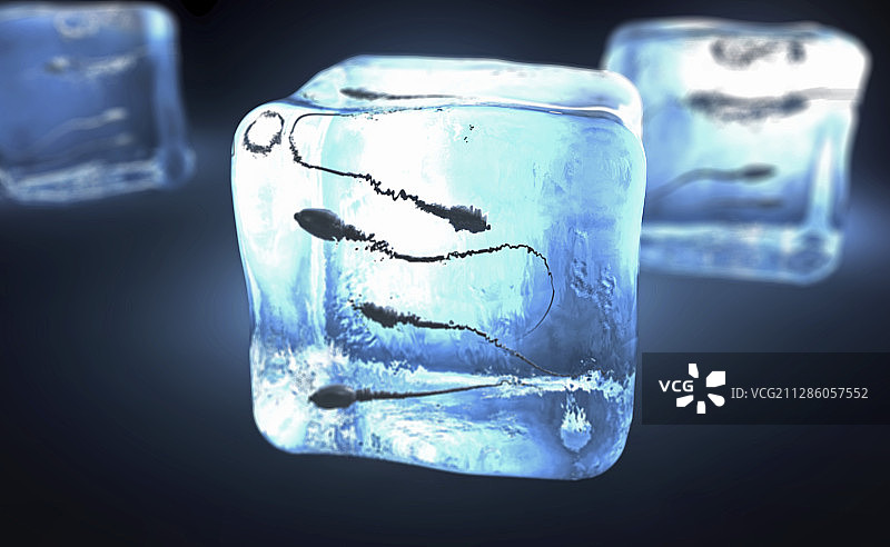 冷冻精子概念图图片素材