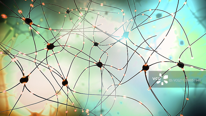 神经细胞插图图片素材