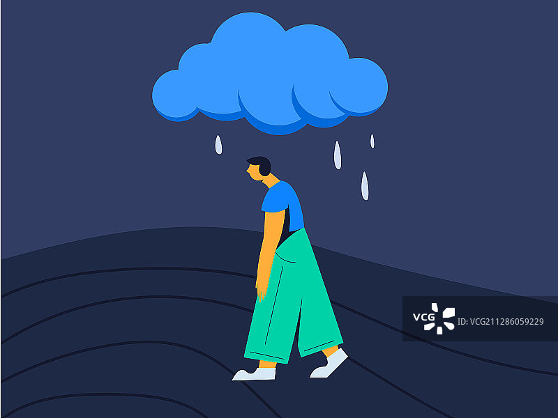 沮丧的男子图片素材