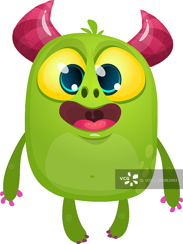 有趣的卡通怪物图片素材
