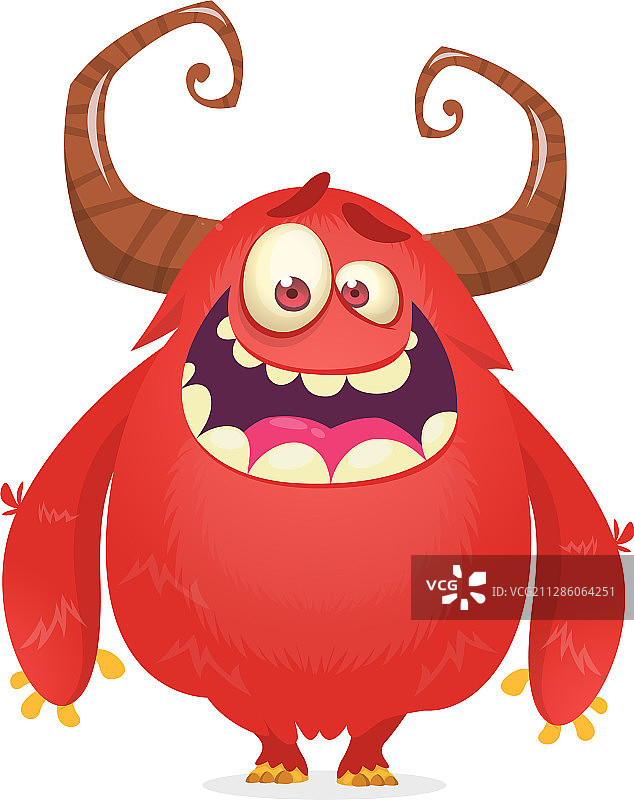 有趣的卡通怪物图片素材