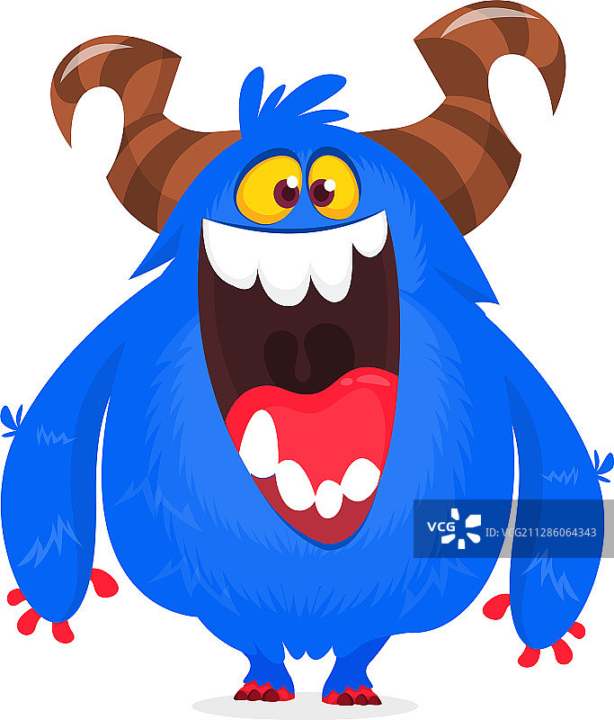 有趣的卡通怪物图片素材