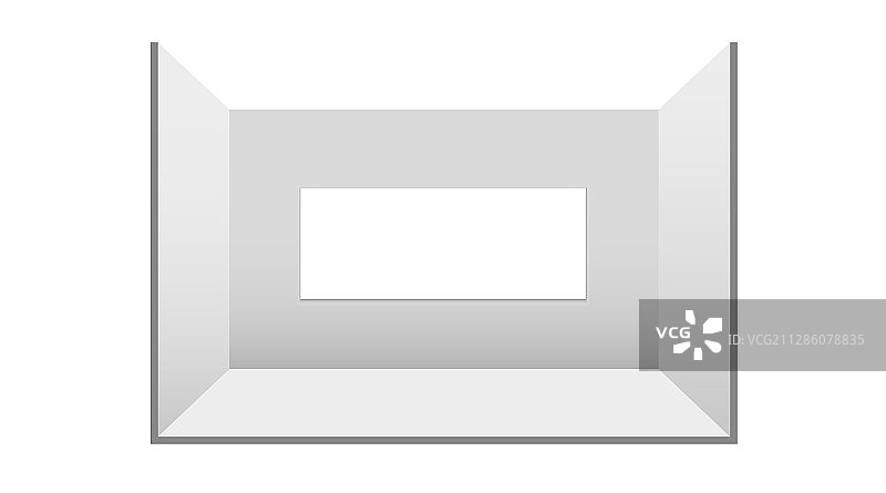 3D展览展位白色空促销展台图片素材