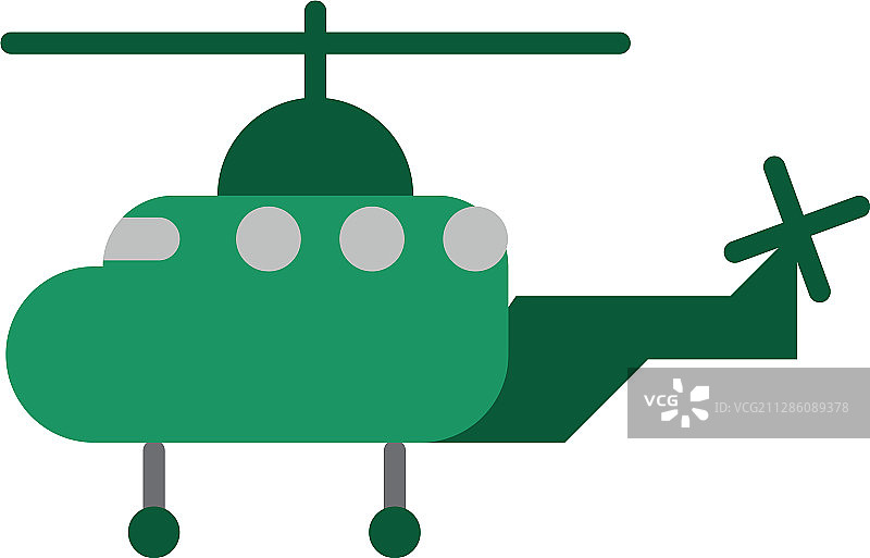 军用直升机隔离图标图片素材