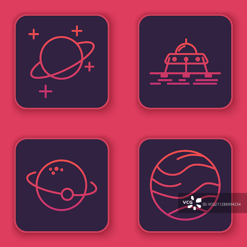 火星车行星元素图片素材