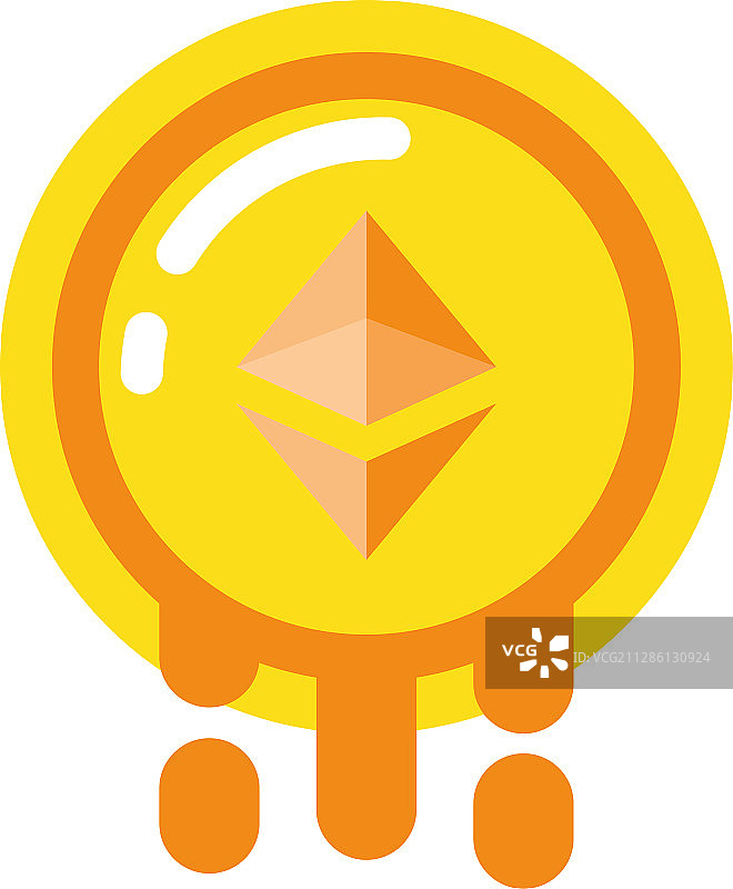 以太坊硬币设计图片素材